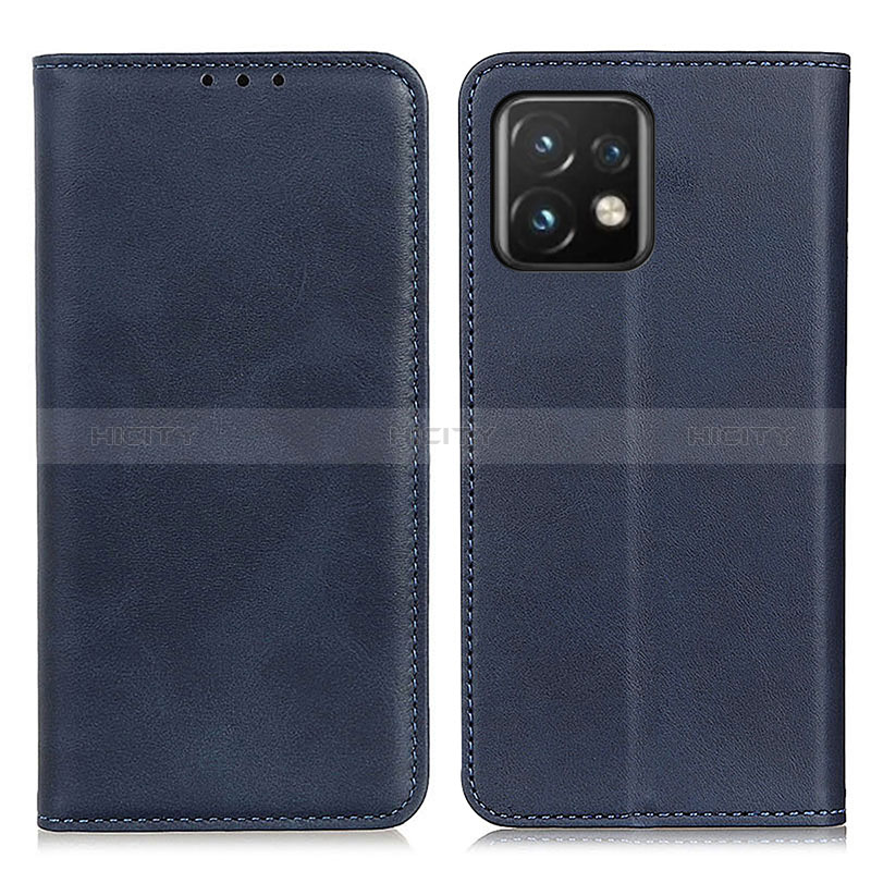 Handytasche Stand Schutzhülle Flip Leder Hülle A02D für Motorola Moto Edge Plus (2023) 5G Blau Plus