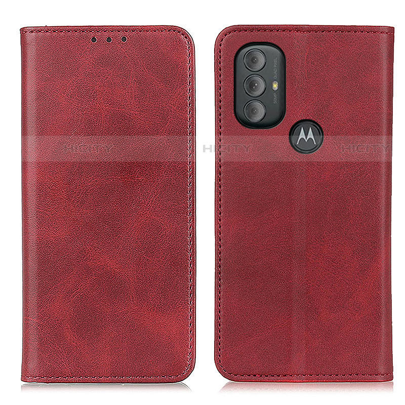 Handytasche Stand Schutzhülle Flip Leder Hülle A02D für Motorola Moto G Play Gen 2 Rot Plus