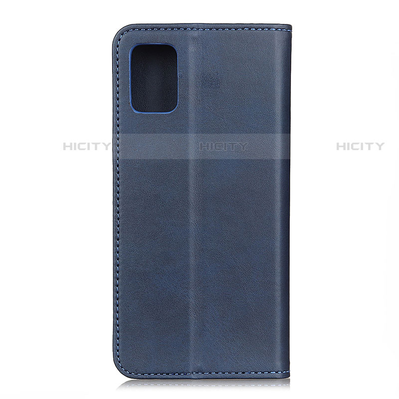 Handytasche Stand Schutzhülle Flip Leder Hülle A02D für Motorola Moto G100 5G Blau