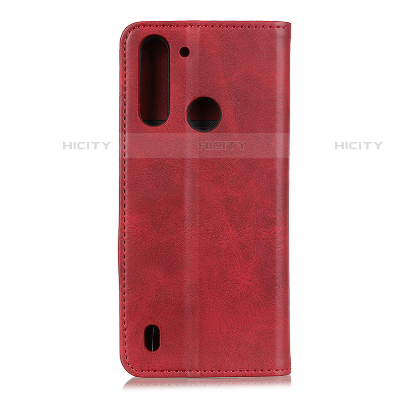 Handytasche Stand Schutzhülle Flip Leder Hülle A02D für Motorola Moto One Fusion groß