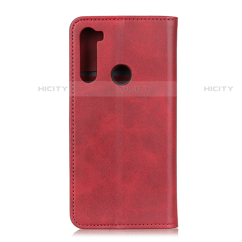 Handytasche Stand Schutzhülle Flip Leder Hülle A02D für Motorola Moto One Fusion Plus Rot