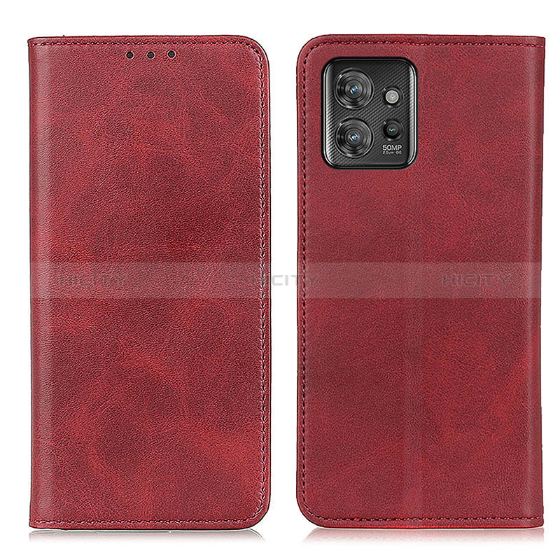 Handytasche Stand Schutzhülle Flip Leder Hülle A02D für Motorola ThinkPhone 5G Rot Plus