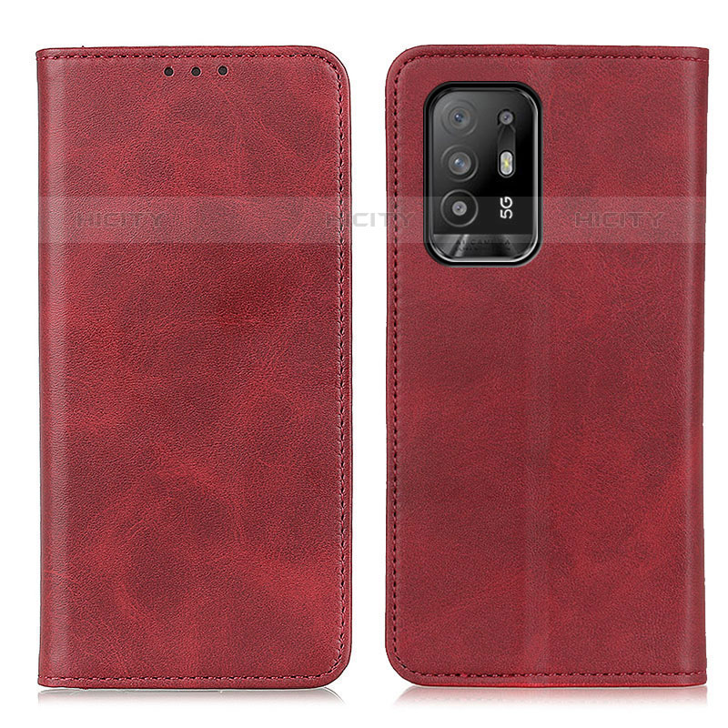 Handytasche Stand Schutzhülle Flip Leder Hülle A02D für Oppo A95 5G Rot