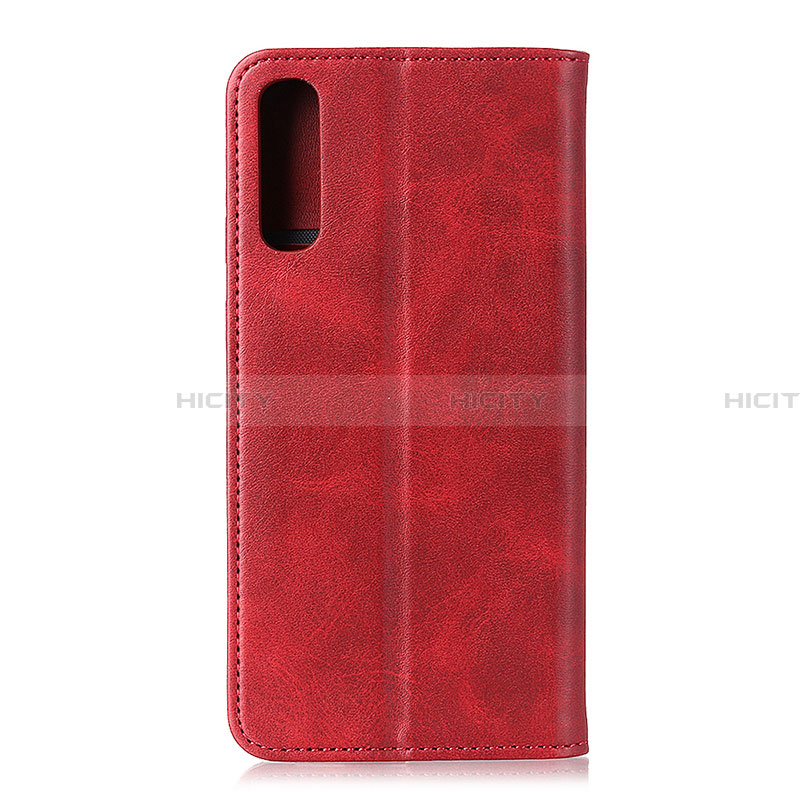 Handytasche Stand Schutzhülle Flip Leder Hülle A02D für Samsung Galaxy A02 Rot Plus