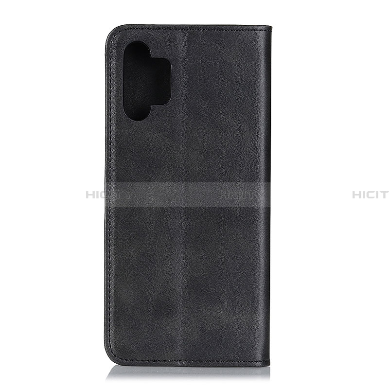 Handytasche Stand Schutzhülle Flip Leder Hülle A02D für Samsung Galaxy A32 4G Schwarz