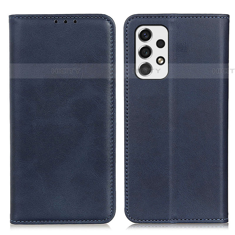 Handytasche Stand Schutzhülle Flip Leder Hülle A02D für Samsung Galaxy A53 5G Blau Plus