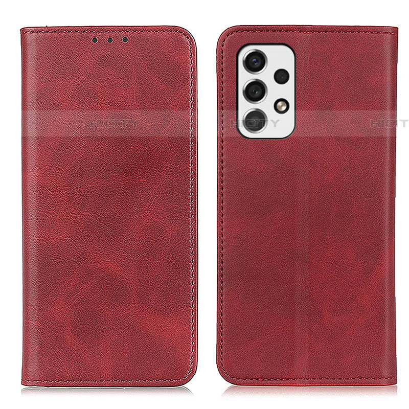 Handytasche Stand Schutzhülle Flip Leder Hülle A02D für Samsung Galaxy A53 5G Rot Plus