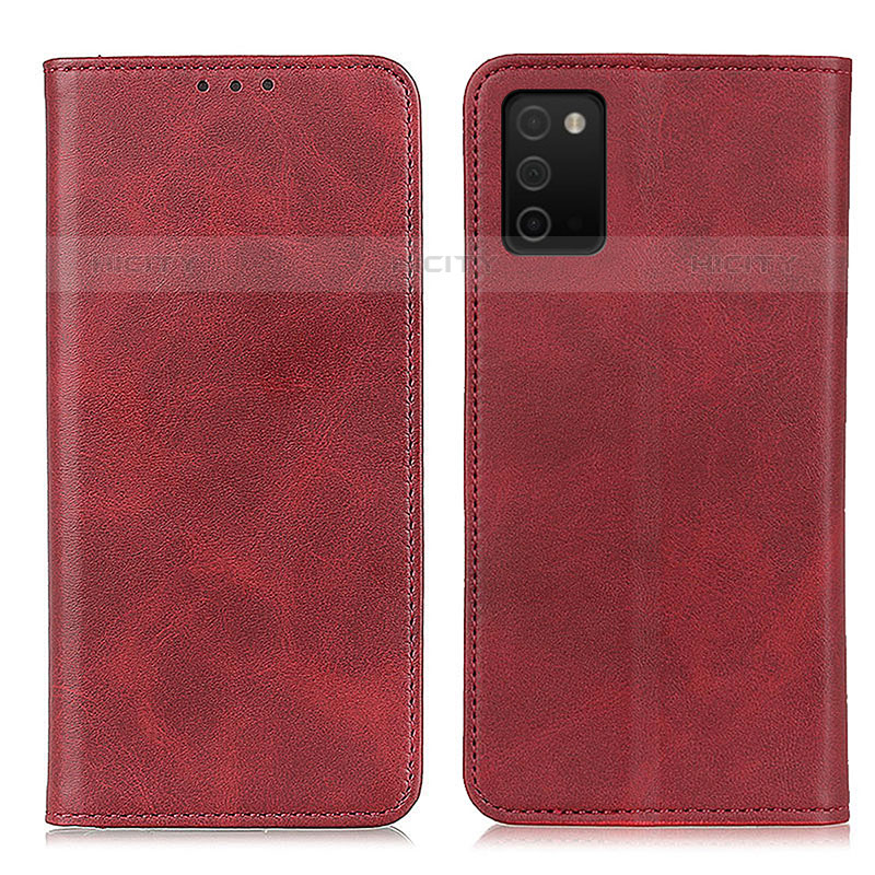 Handytasche Stand Schutzhülle Flip Leder Hülle A02D für Samsung Galaxy M02s Rot Plus