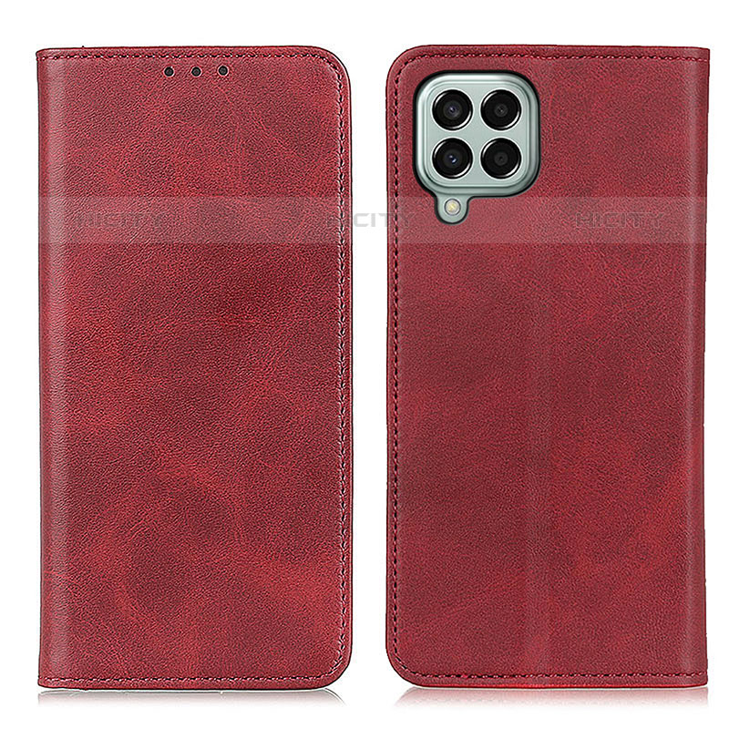 Handytasche Stand Schutzhülle Flip Leder Hülle A02D für Samsung Galaxy M33 5G Rot