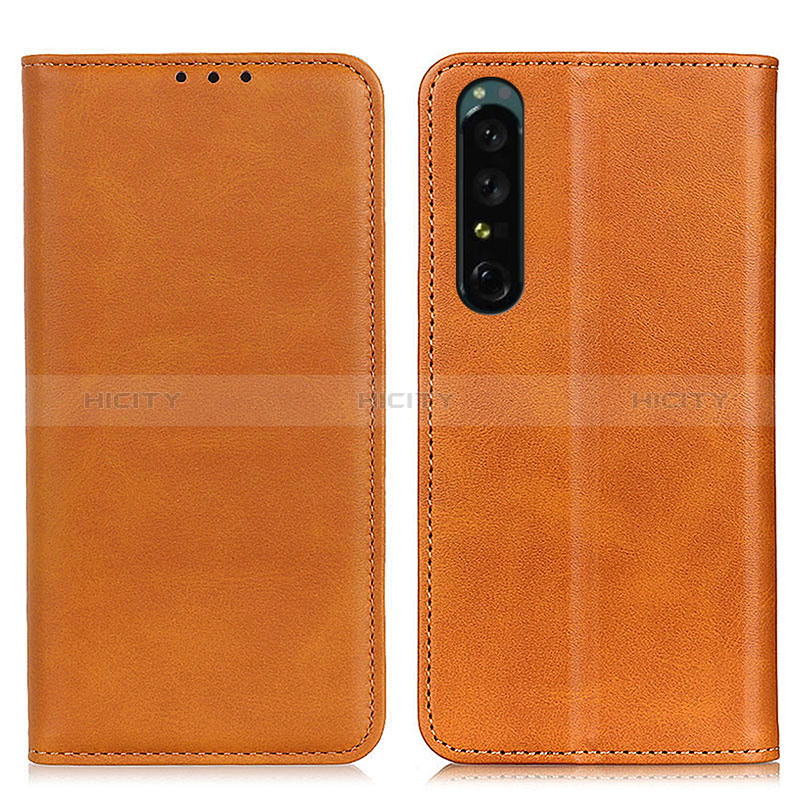 Handytasche Stand Schutzhülle Flip Leder Hülle A02D für Sony Xperia 1 IV groß