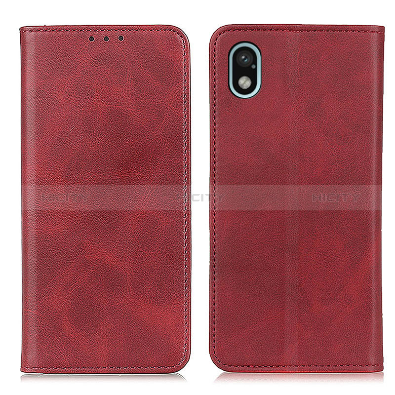 Handytasche Stand Schutzhülle Flip Leder Hülle A02D für Sony Xperia Ace III SOG08 Rot