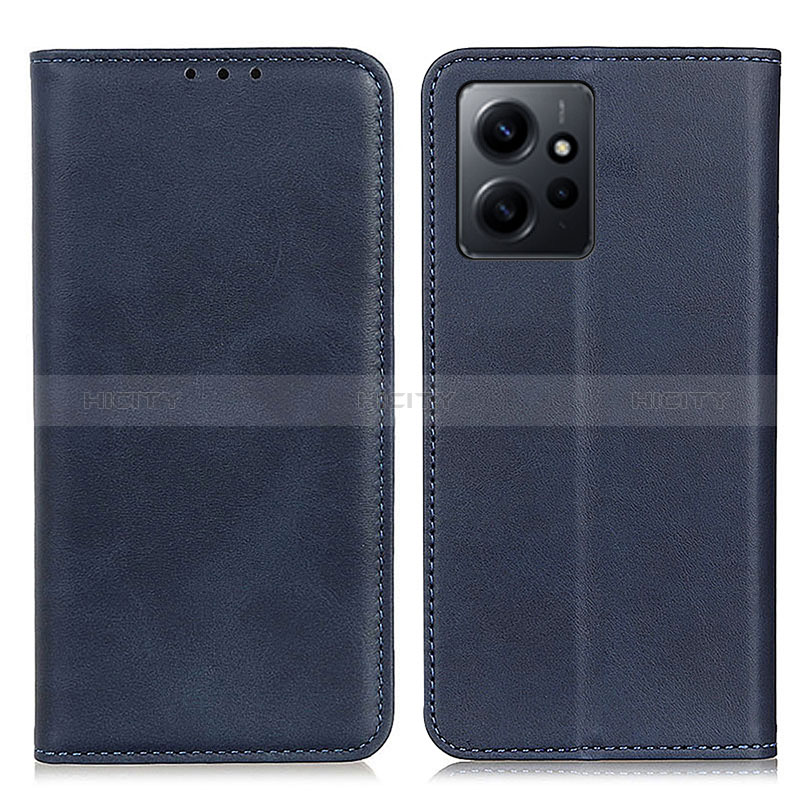 Handytasche Stand Schutzhülle Flip Leder Hülle A02D für Xiaomi Redmi Note 12 4G Blau