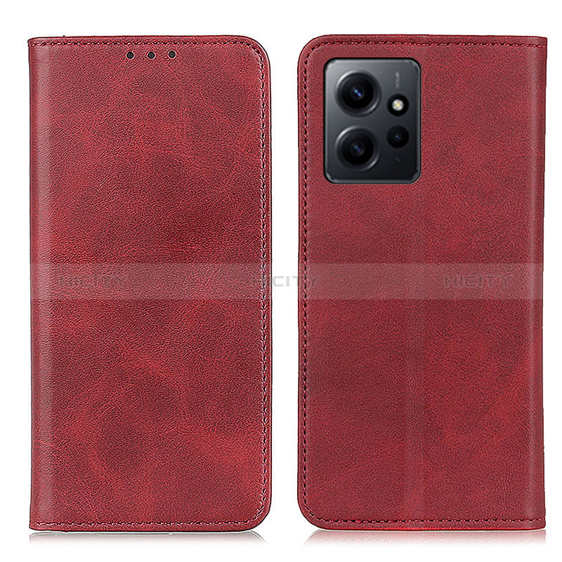 Handytasche Stand Schutzhülle Flip Leder Hülle A02D für Xiaomi Redmi Note 12 4G Rot