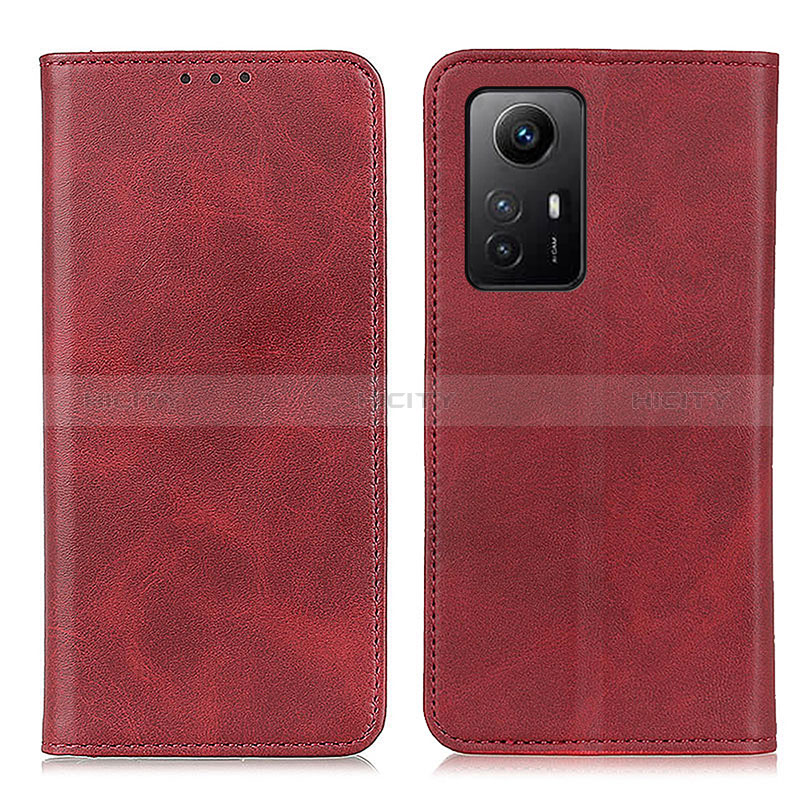 Handytasche Stand Schutzhülle Flip Leder Hülle A02D für Xiaomi Redmi Note 12S Rot