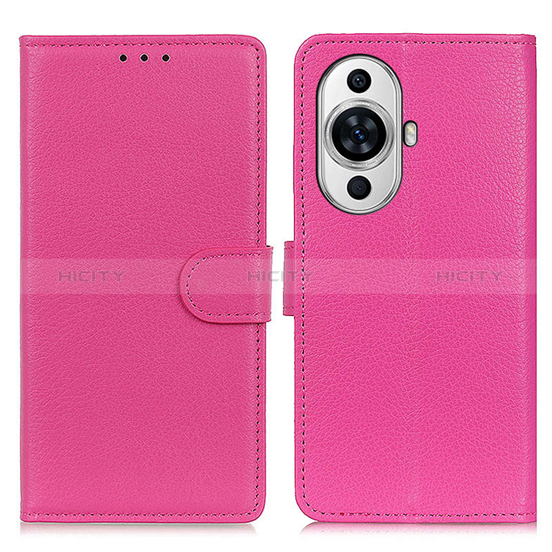 Handytasche Stand Schutzhülle Flip Leder Hülle A03D für Huawei Nova 11 Pink