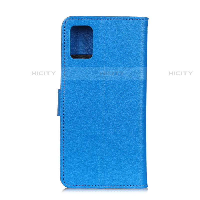 Handytasche Stand Schutzhülle Flip Leder Hülle A03D für Motorola Moto Edge S 5G Hellblau Plus