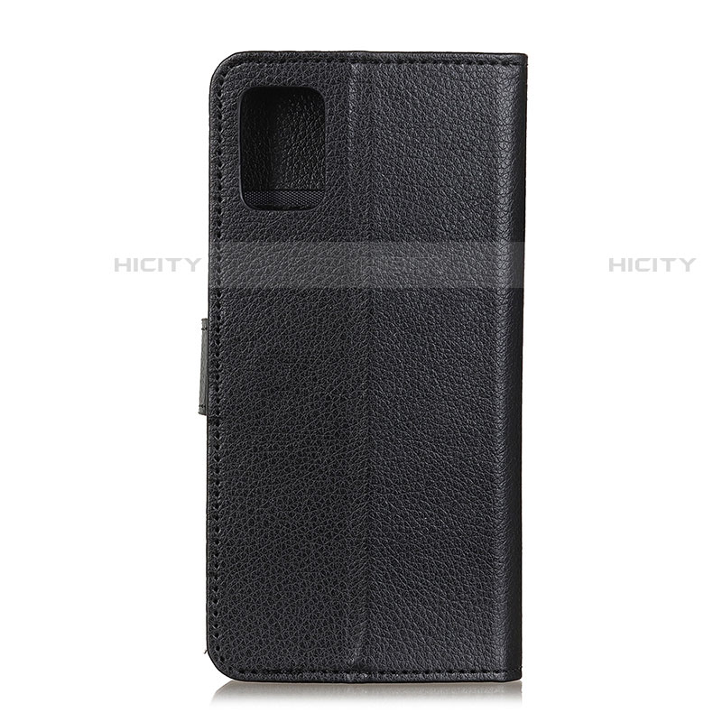 Handytasche Stand Schutzhülle Flip Leder Hülle A03D für Motorola Moto Edge S 5G Schwarz Plus