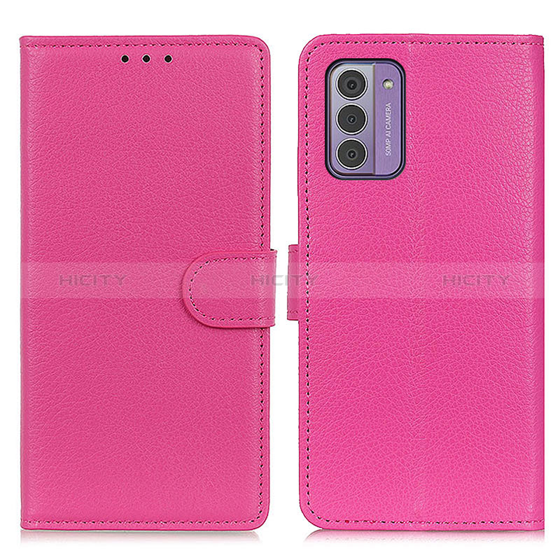 Handytasche Stand Schutzhülle Flip Leder Hülle A03D für Nokia G310 5G Pink