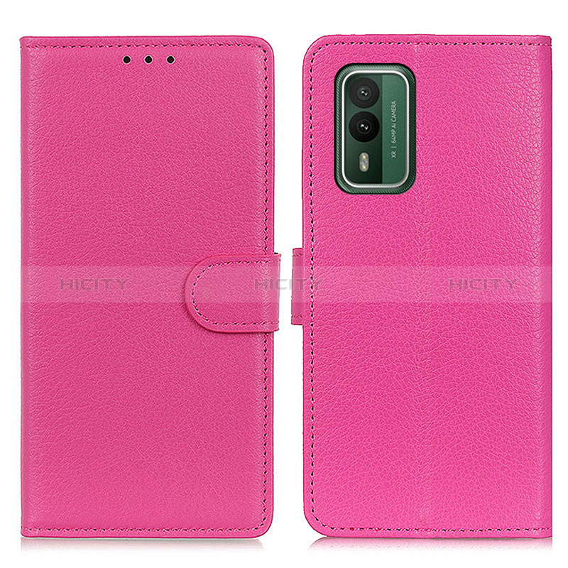 Handytasche Stand Schutzhülle Flip Leder Hülle A03D für Nokia XR21 Pink