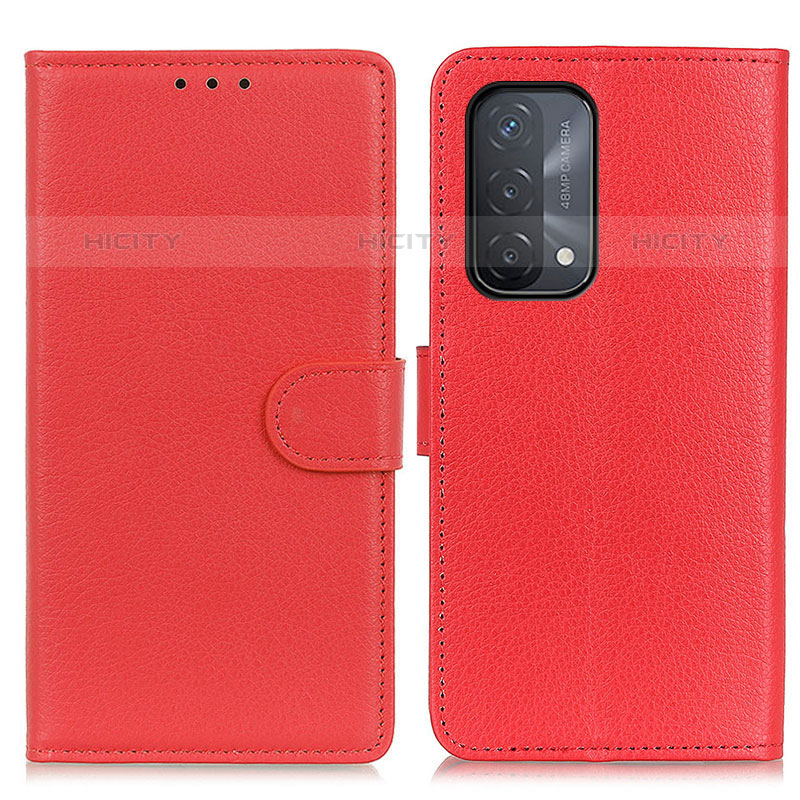 Handytasche Stand Schutzhülle Flip Leder Hülle A03D für OnePlus Nord N200 5G Rot