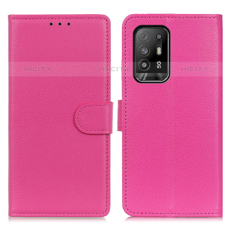 Handytasche Stand Schutzhülle Flip Leder Hülle A03D für Oppo A95 5G Pink