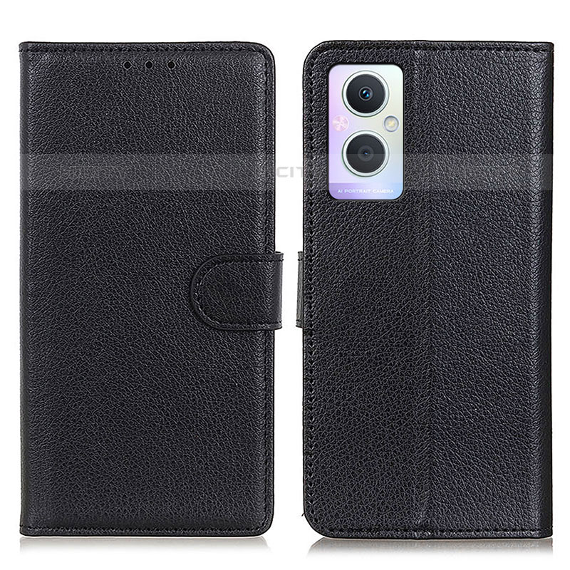 Handytasche Stand Schutzhülle Flip Leder Hülle A03D für Oppo F21 Pro 5G Schwarz Plus