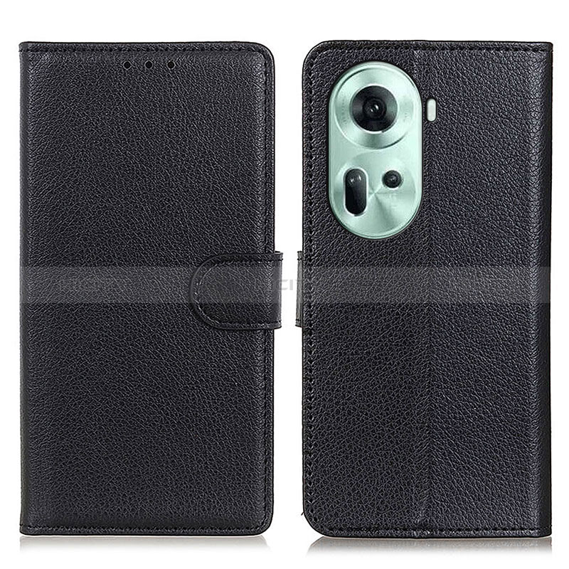 Handytasche Stand Schutzhülle Flip Leder Hülle A03D für Oppo Reno11 5G groß