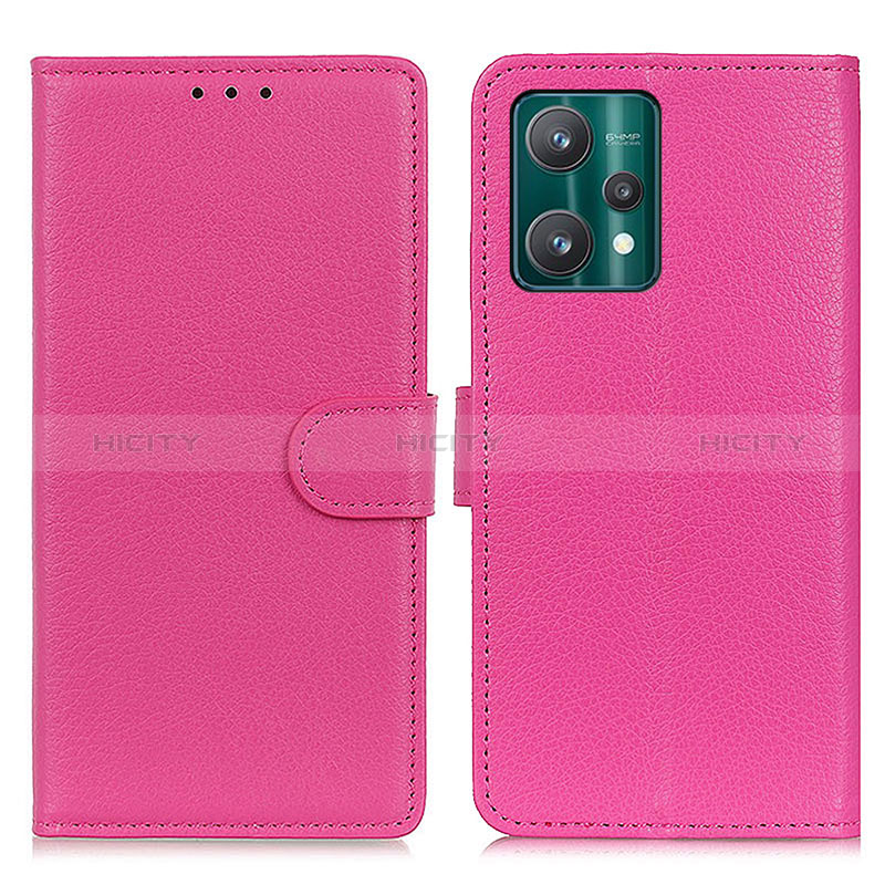 Handytasche Stand Schutzhülle Flip Leder Hülle A03D für Realme 9 5G Pink