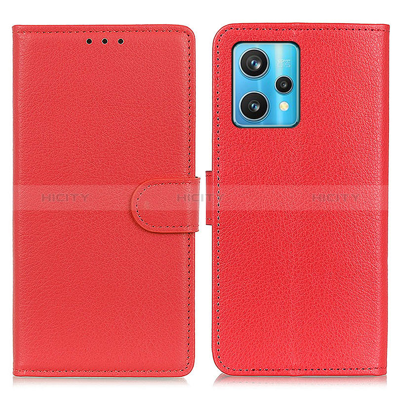 Handytasche Stand Schutzhülle Flip Leder Hülle A03D für Realme 9 Pro+ Plus 5G Rot