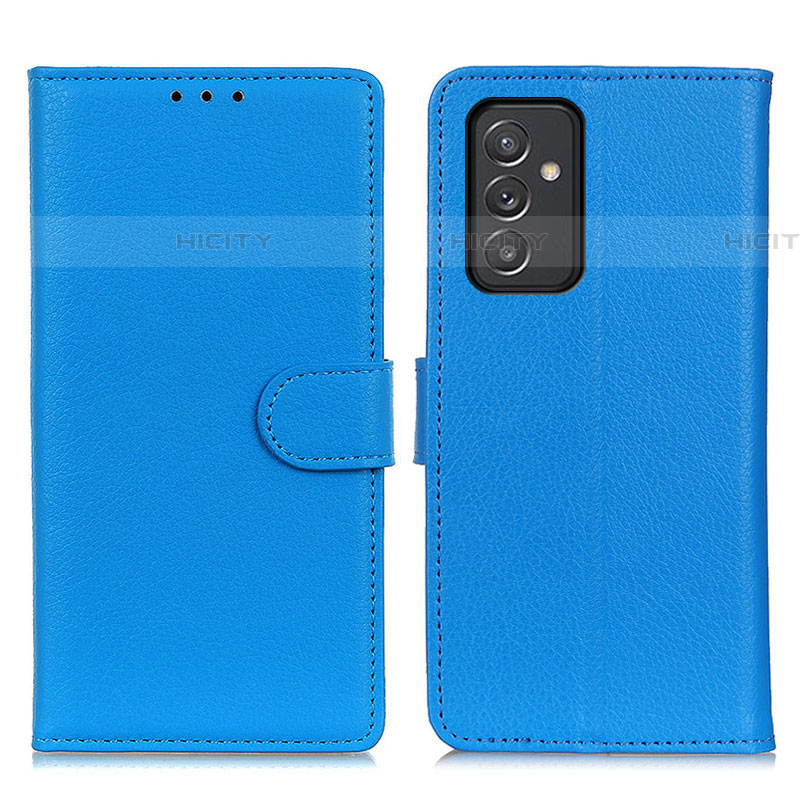 Handytasche Stand Schutzhülle Flip Leder Hülle A03D für Samsung Galaxy A05s Hellblau