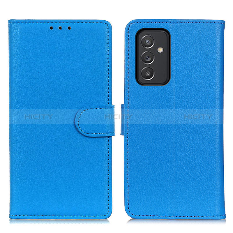 Handytasche Stand Schutzhülle Flip Leder Hülle A03D für Samsung Galaxy A15 4G Hellblau