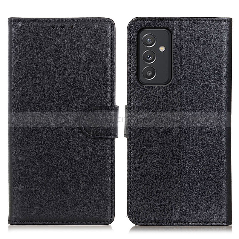 Handytasche Stand Schutzhülle Flip Leder Hülle A03D für Samsung Galaxy A15 4G Schwarz