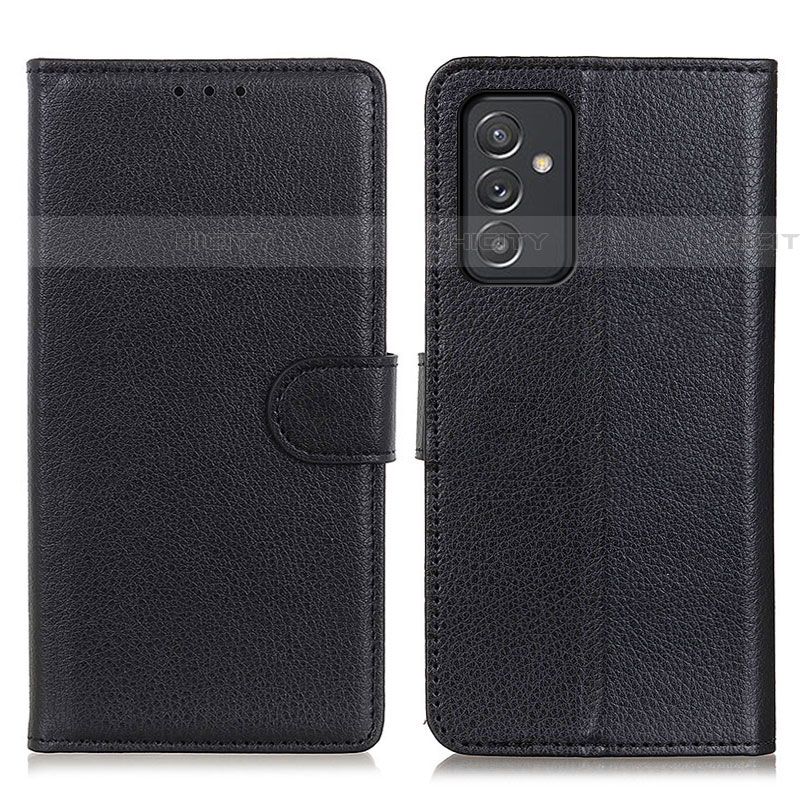 Handytasche Stand Schutzhülle Flip Leder Hülle A03D für Samsung Galaxy A24 4G Schwarz Plus