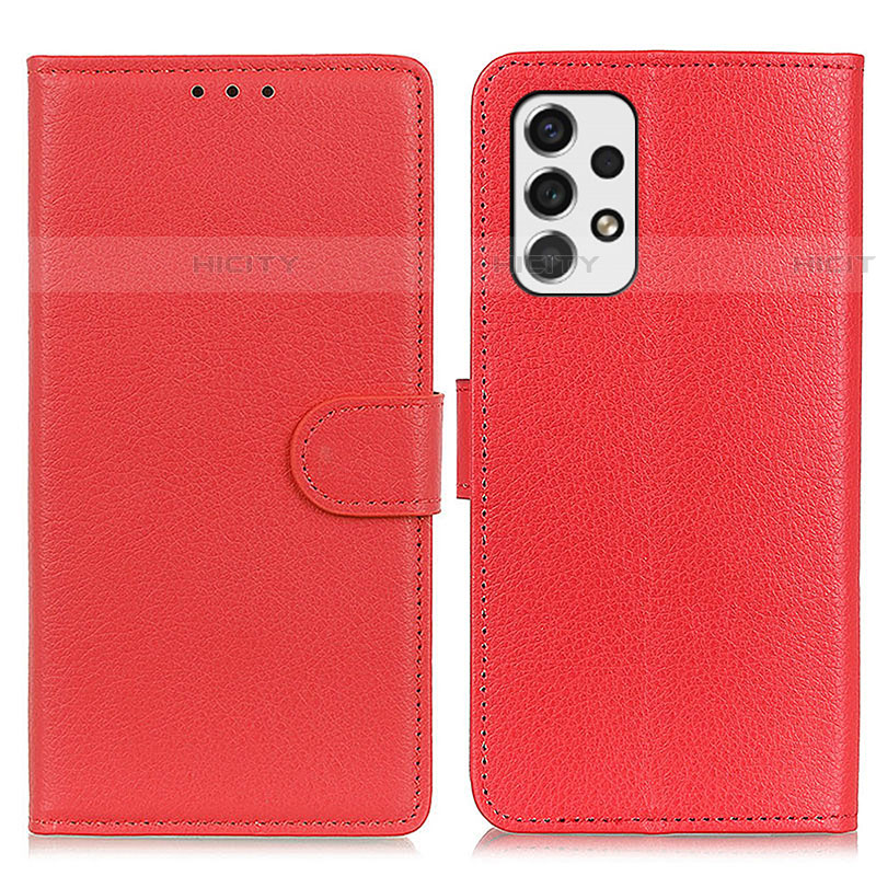 Handytasche Stand Schutzhülle Flip Leder Hülle A03D für Samsung Galaxy A53 5G Rot Plus