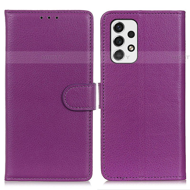 Handytasche Stand Schutzhülle Flip Leder Hülle A03D für Samsung Galaxy A53 5G Violett