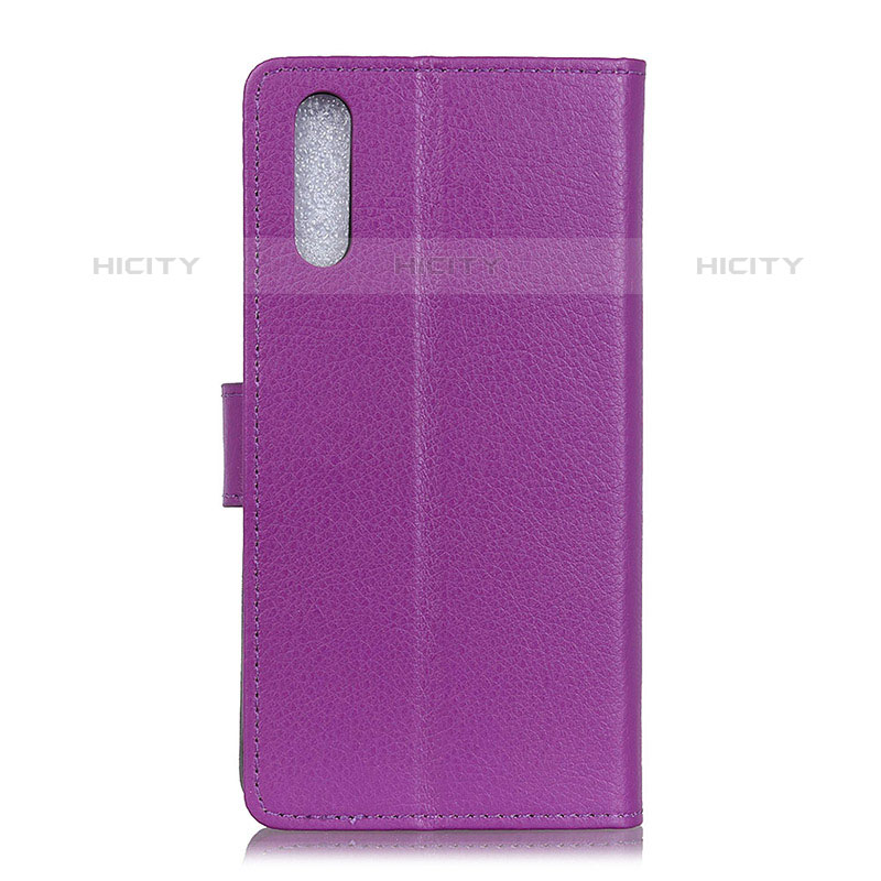 Handytasche Stand Schutzhülle Flip Leder Hülle A03D für Samsung Galaxy M02 Violett Plus