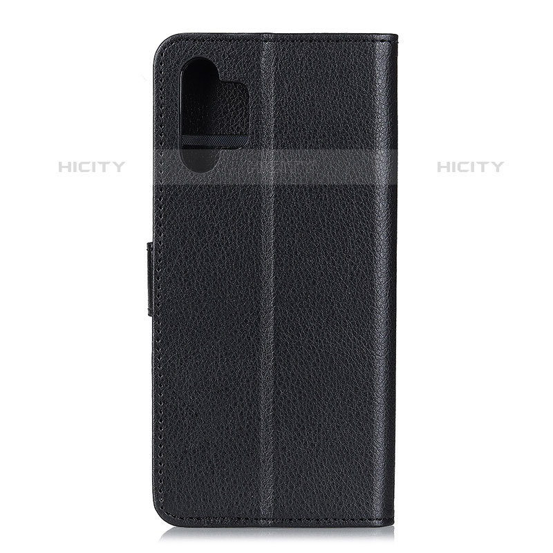 Handytasche Stand Schutzhülle Flip Leder Hülle A03D für Samsung Galaxy M32 5G Schwarz