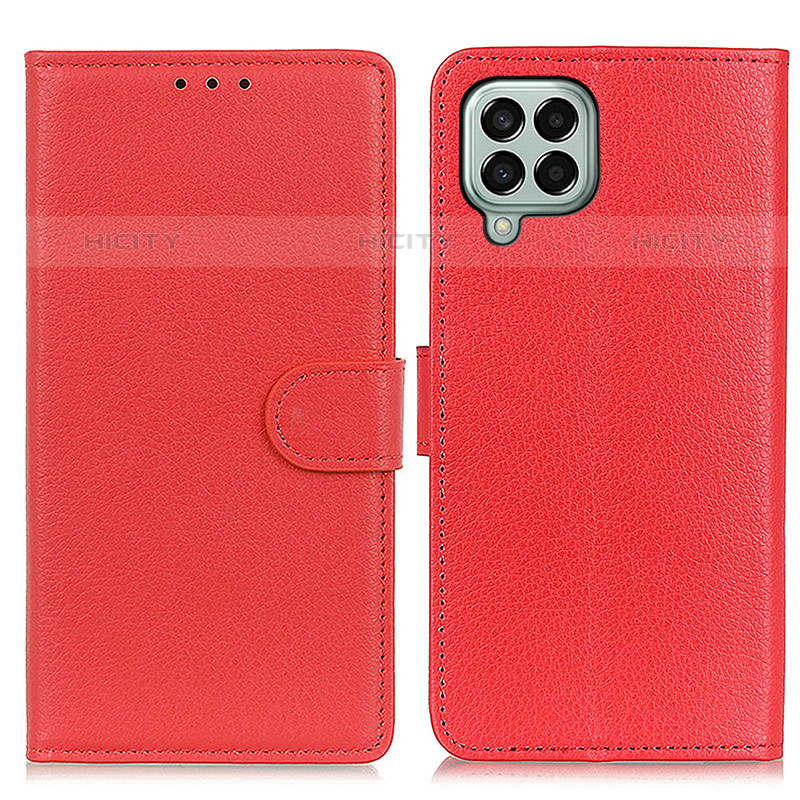 Handytasche Stand Schutzhülle Flip Leder Hülle A03D für Samsung Galaxy M33 5G Rot Plus