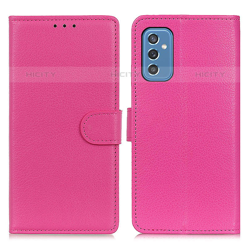 Handytasche Stand Schutzhülle Flip Leder Hülle A03D für Samsung Galaxy M52 5G Pink