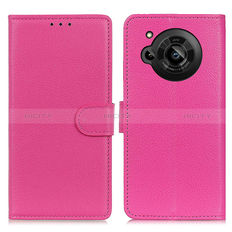 Handytasche Stand Schutzhülle Flip Leder Hülle A03D für Sharp Aquos R7 Pink Plus