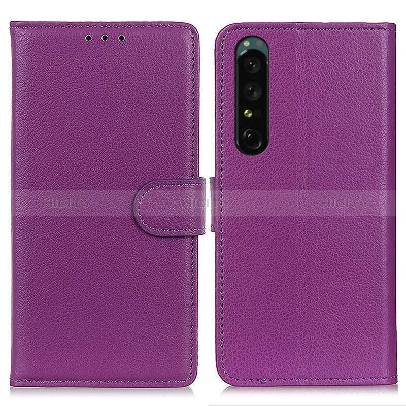 Handytasche Stand Schutzhülle Flip Leder Hülle A03D für Sony Xperia 1 IV SO-51C groß