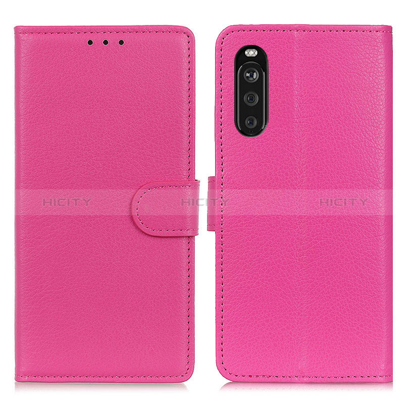 Handytasche Stand Schutzhülle Flip Leder Hülle A03D für Sony Xperia 10 III Lite Pink