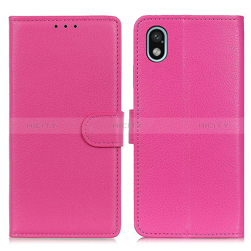 Handytasche Stand Schutzhülle Flip Leder Hülle A03D für Sony Xperia Ace III Pink