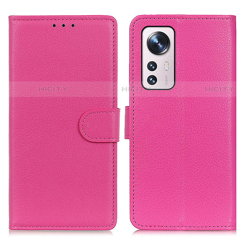 Handytasche Stand Schutzhülle Flip Leder Hülle A03D für Xiaomi Mi 12S 5G Pink Plus