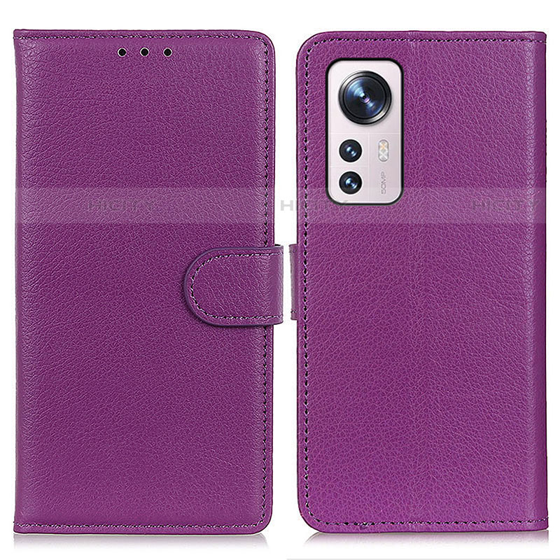 Handytasche Stand Schutzhülle Flip Leder Hülle A03D für Xiaomi Mi 12X 5G Violett