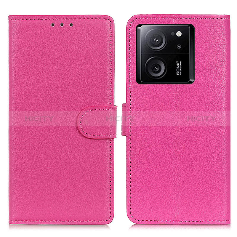 Handytasche Stand Schutzhülle Flip Leder Hülle A03D für Xiaomi Mi 13T Pro 5G Pink