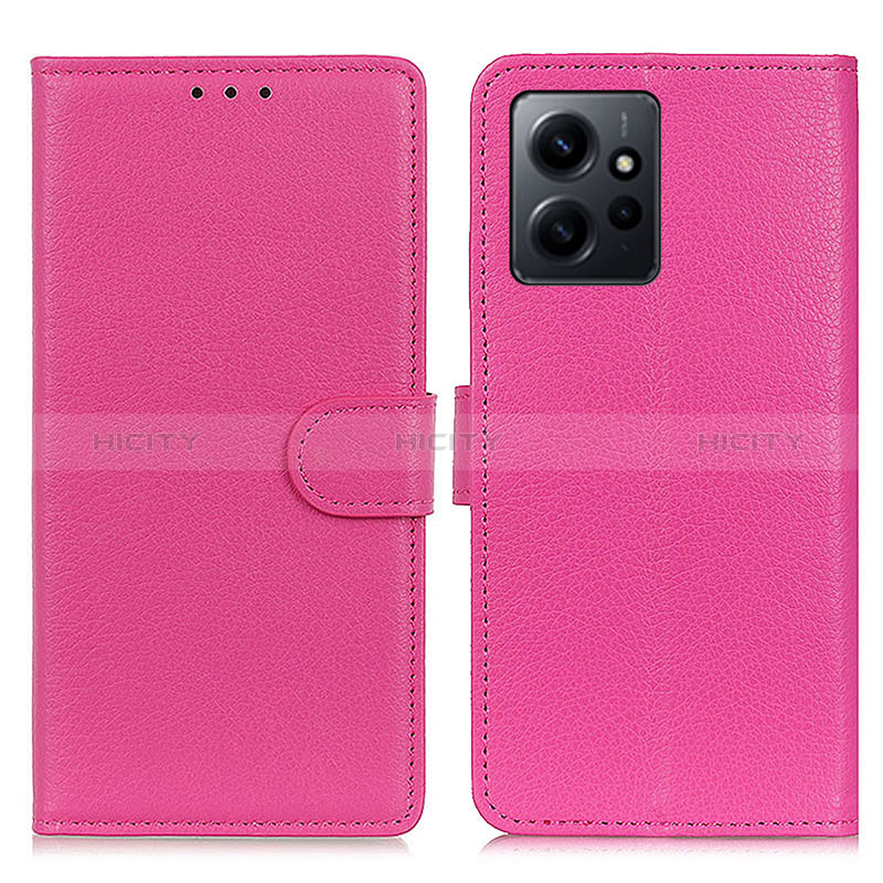 Handytasche Stand Schutzhülle Flip Leder Hülle A03D für Xiaomi Redmi Note 12 4G Pink Plus