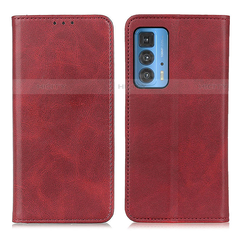 Handytasche Stand Schutzhülle Flip Leder Hülle A04D für Motorola Moto Edge S Pro 5G Rot