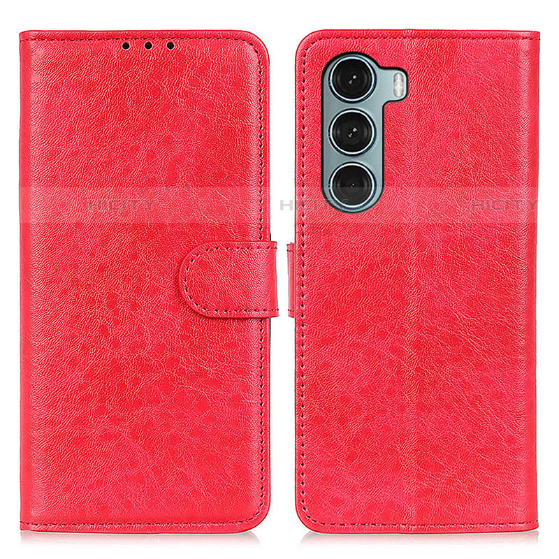 Handytasche Stand Schutzhülle Flip Leder Hülle A04D für Motorola Moto Edge S30 5G Rot