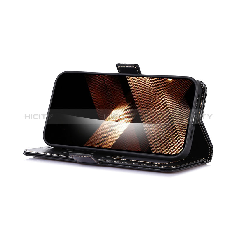 Handytasche Stand Schutzhülle Flip Leder Hülle A04D für Motorola Moto G14 groß